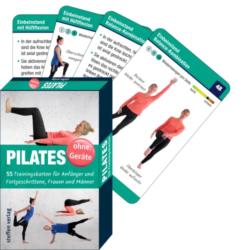 Pilates ohne Geräte: 55 Trainingskarten für Anfänger und Fortgeschrittene, Frauen und Männer (Trainingsreihe von Ronald Thomschke) von Steffen Verlag