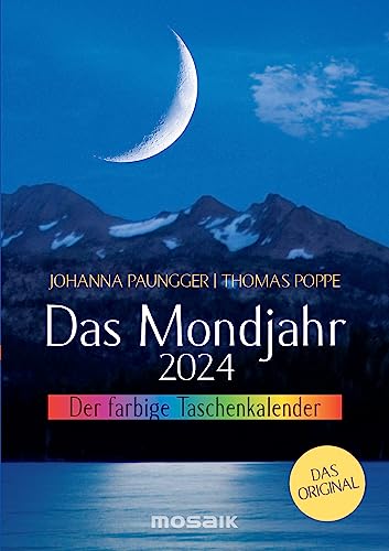 Mosaik Verlag Das Mondjahr 2024 - Der farbige Taschenkalender: Das Original