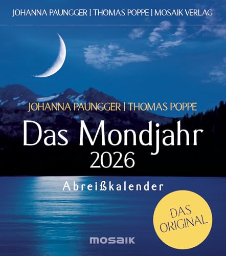 Das Mondjahr 2026 - Abreißkalender: Das Original von Mosaik