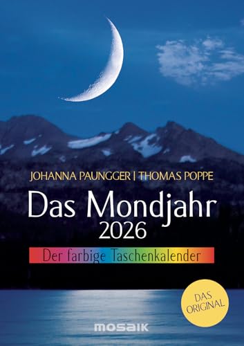 Das Mondjahr 2026 - Der farbige Taschenkalender: Das Original von Mosaik