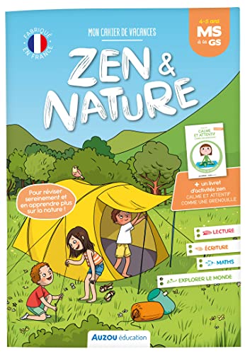 MON CDV ZEN ET NATURE - MS A LA GS: De la MS à la GS, avec un livret d'activités zen "Calme et attentif comme une grenouille" von AUZOU