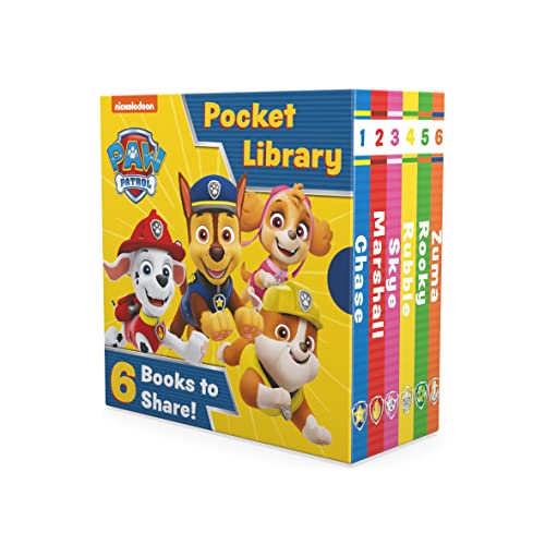 Paw Patrol Pocket Library: Six illustrated story mini board books for children aged 1, 2, 3, 4 based on the Nickelodeon TV Series von Farshore