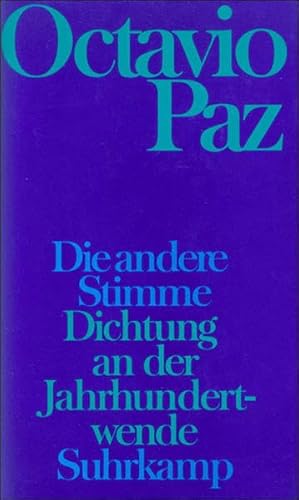 Die andere Stimme: Dichtung an der Jahrhundertwende Die andere Stimme: Dichtung an der Jahrhundertwende
