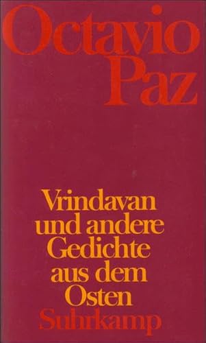 Vrindavan und andere Gedichte aus dem Osten: Spanisch und deutsch Vrindavan und andere Gedichte aus dem Osten: Spanisch und deutsch