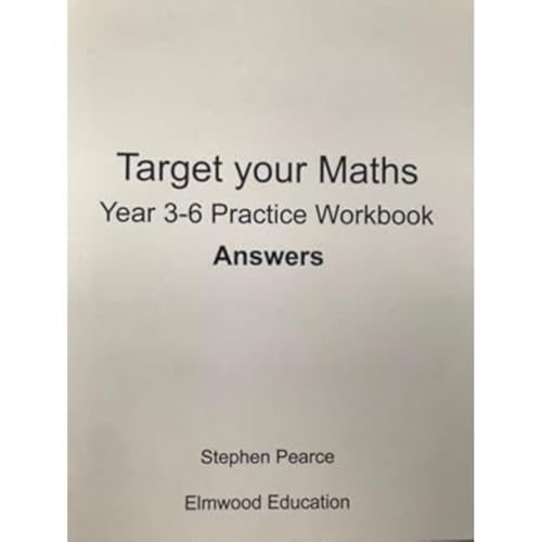 Target your Maths Year 3-6 Practice Workbook Answers
