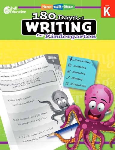 180 Days of Writing for Kindergarten: Practice, Assess, Diagnose (Practice, Assess, Diagnose: Level K) von Shell Education Pub