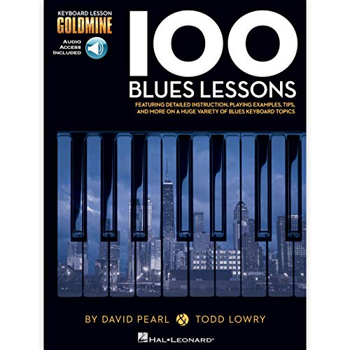 Keyboard Goldmine 100 Blues Lessons: Noten, CD (2) für Klavier (Keyboard Lesson Goldmine): Keyboard Lesson Goldmine Series von Hal Leonard