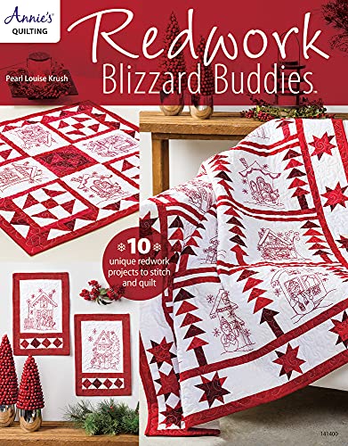 Redwork Blizzard Buddies: 10 Unique Redwork Projects to Stitch and Quilt (Annie's Quilting) von Annie's Attic