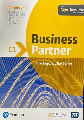 Business Partner C1 Coursebook & eBook with MyEnglishLab & Digital Resources von Pearson Education Limited
