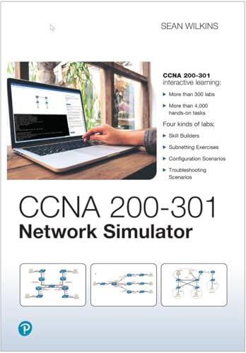CCNA 200-301 Network Simulator Access Code von Pearson It Certification