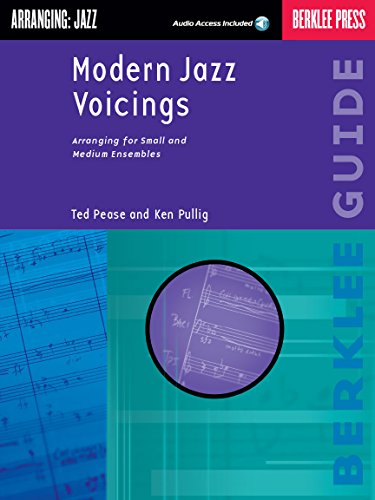 Modern Jazz Voicings: Arranging for Small and Medium Ensembles with CD (Audio) von Berklee Press Publications