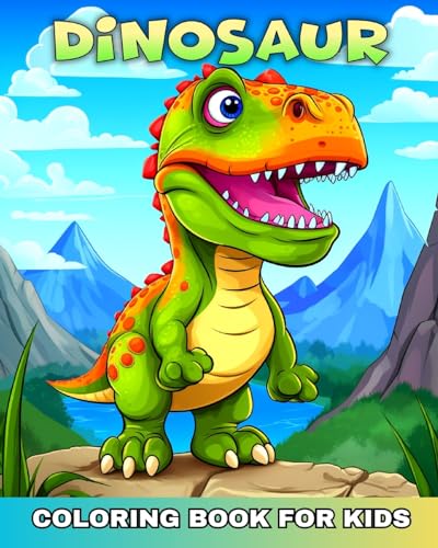 Dinosaur Coloring Book for Kids: Cute Dinosaur Coloring Pages for Kids von Blurb