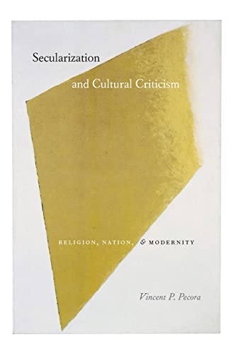 Secularization and Cultural Criticism: Religion, Nation, and Modernity (Religion and Postmodernism)
