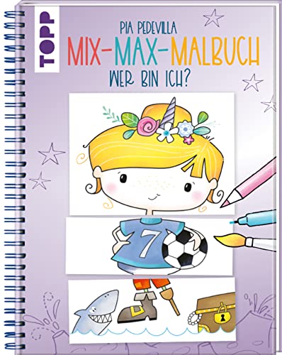 Mix-Max-Malbuch Wer bin ich?: Lustige Kombinationen für Kinder ab 5 Jahren