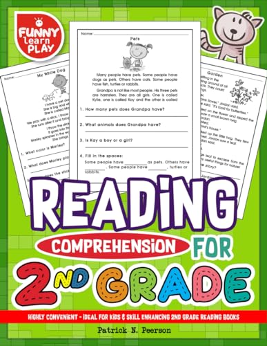 Reading Comprehension Grade 2: Highly Convenient - Ideal for Kids & Skill Enhancing 2nd Grade Reading Books (Reading Comprehension Grade 1, 2, 3 Series) von Independently published