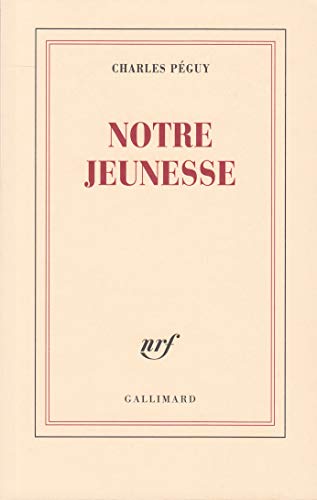 Notre jeunesse von GALLIMARD