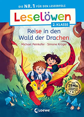 Leselöwen 2. Klasse - Reise in den Wald der Drachen: Die Nr. 1 für den Leseerfolg - Mit Leselernschrift ABeZeh - Erstlesebuch für Kinder ab 7 Jahren von Loewe