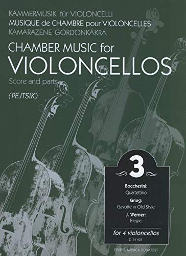 Chamber music for violoncellos for 4 violoncellos 3