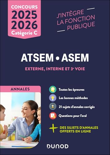 Concours ATSEM/ASEM - Annales corrigées - 2025-2026 von DUNOD