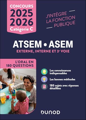 Concours ATSEM/ASEM L'oral en 180 questions 2025-2026 (2025-2026) von DUNOD
