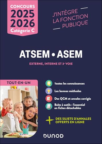 Concours ATSEM ASEM - Tout-en-un - 2025-2026: Externe, interne et 3e voie von DUNOD