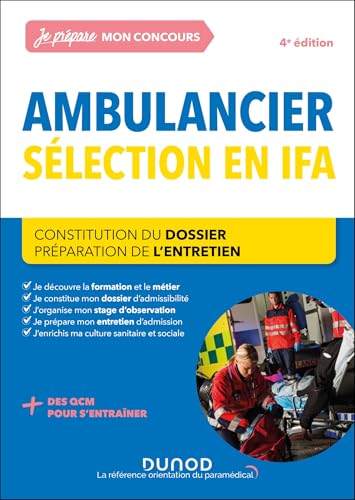 Concours Ambulancier: Sélection en IFA von DUNOD
