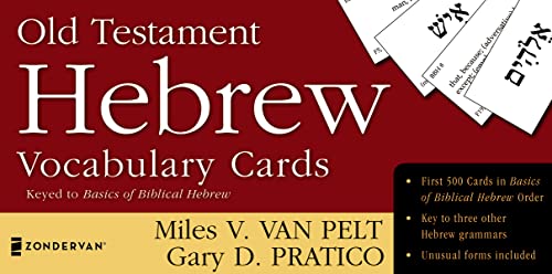 Old Testament Hebrew Vocabulary Cards (Zondervan Vocabulary Builder) von Zondervan
