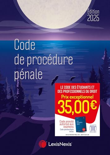 Code de procédure pénale 2025 - Jaquette Blue Lake von LEXISNEXIS