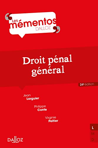 Droit pénal général. 24e éd. von DALLOZ