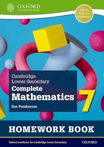 Cambridge Lower Secondary Complete Mathematics 7: Homework Book - Pack of 15 (Second Edition): Set of 15 (CAIE COMPLETE MATHEMATICS 2ED) von Oxford University Press