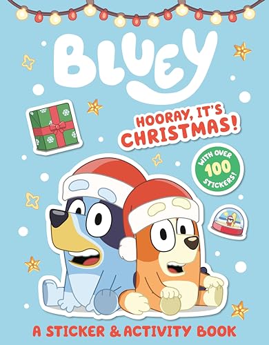 Hooray, It's Christmas!: Sticker & Activity Book (Bluey)
