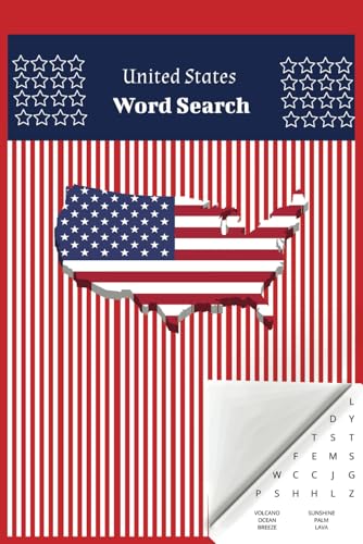 United States Word Search: Each Puzzle Features a Different State with Fun and Simple Clues | 50 Puzzles | Great for Learning U.S. Regions von Independently published