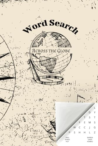 Word Search Across the Globe: Each Puzzle Features a New Place with Fun Describing Words | 50+ Puzzles | Good for Learning Geography and Landmarks von Independently published