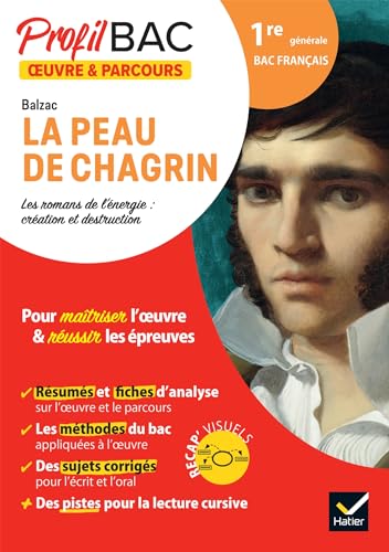 Profil - Balzac, La Peau de chagrin (oeuvre au programme Bac de français 2025): analyse de l'oeuvre et du parcours au programme (1re générale)
