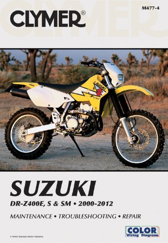 Clymer Suzuki Dr-Z400E, S & Sm Ma (Clymer Motorcycle Repair) von Clymar