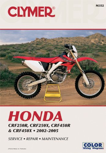 Honda Crf250r (2004), Crf250x (2004) and Crf450r 2002-2004 (CLYMER MOTORCYCLE REPAIR) von HAYNES PUBN