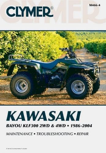 Kawasaki Bayou Klf300 2wd & 4WD (CLYMER MANUALS) von Haynes Manuals