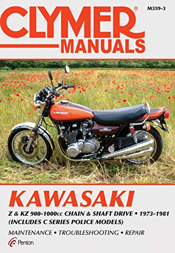 Kawasaki Z & Kz 900-1000 CC Chain & Shaft Drive 1973-1981 (CLYMER MOTORCYCLE REPAIR)