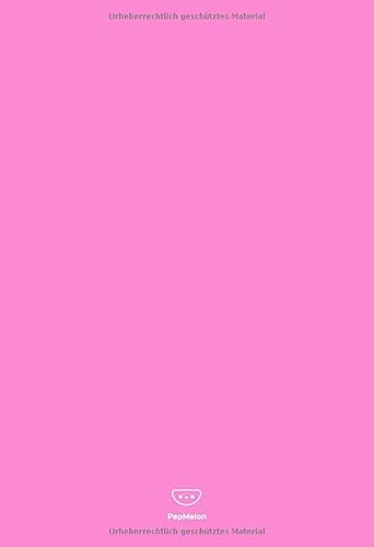 PepMelon: Gepunktetes Notizbuch / Dotted bullet journal notebook A5 paper block - 108 Seiten Tagebuch, dot points grid / gepunktetes Papier, Notizbuch ... Heft DIN A5, Soft Cover (matt), Rosa (Pink)