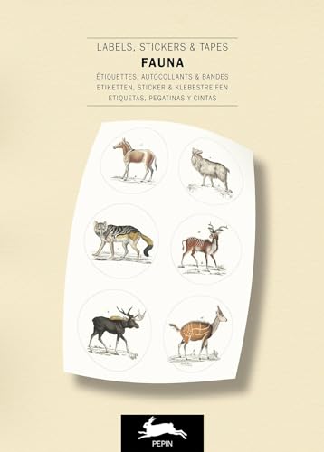 Fauna: Label and Sticker Book von Pepin Press B.V.
