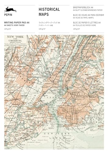 Historical Maps: Writing Paper & Note Pad A4 von Pepin Press