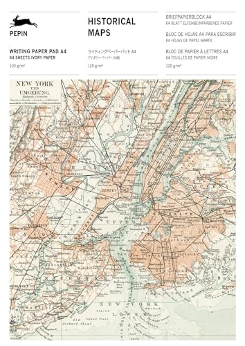 Historical Maps: Writing Paper & Note Pad A4 Historical Maps: Writing Paper & Note Pad A4 von Pepin Press