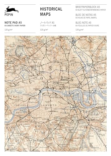 Historical Maps: Writing Paper & Note Pad A5 Historical Maps: Writing Paper & Note Pad A5