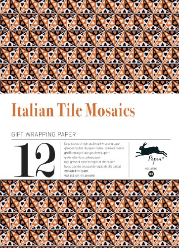 Italian Tile Mosaics: Gift & Creative Paper Book Vol. 33 (Gift wrapping paper book)