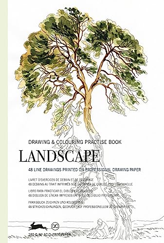 Landscape: Drawing & Colouring Practise Book (PEPIN Drawing & Colouring Practise Books)