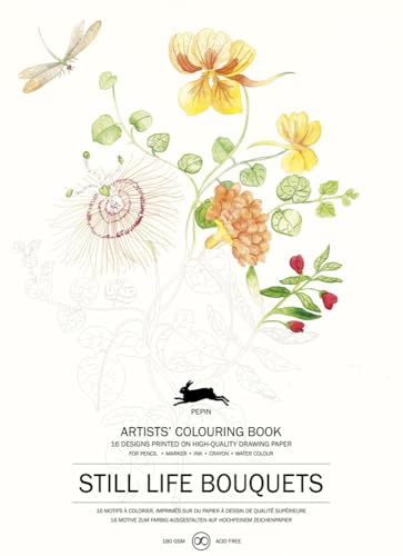 Still Life Bouquets: Artists' Colouring Book: Künstler-Malbücher