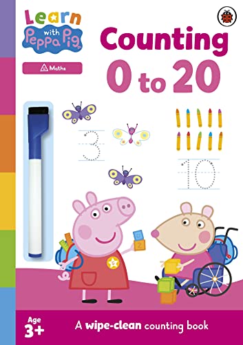 Learn with Peppa: Counting 0–20: Wipe-Clean Activity Book