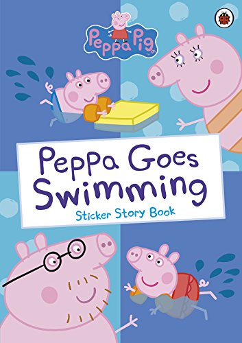 Peppa Goes Swimming: Sticker Story Book (Peppa Pig)