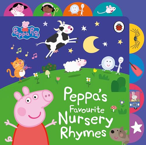 Peppa Pig: Peppa’s Favourite Nursery Rhymes: Tabbed Board Book von Ladybird