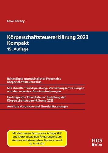 Körperschaftsteuererklärung 2023 Kompakt